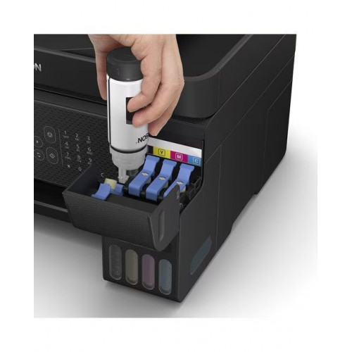 Impresora Multifunción rellenable tinta Epson EcoTank ET-4800, Fax, Wi-Fi Negro