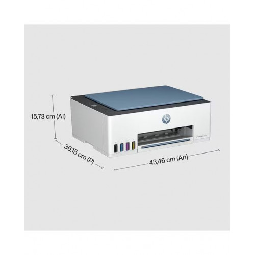 Impresora Multifunción Tinta HP Smart Tank 5106 Wi-Fi Blanco / Azul