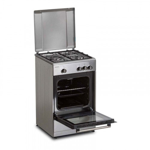 Infiniton CC57TAC Cocina de Gas 3 Zonas + Horno 43L Acero Inoxidable