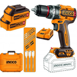 Ingco CIDLI20968E Taladro percutor Brushless 96Nm