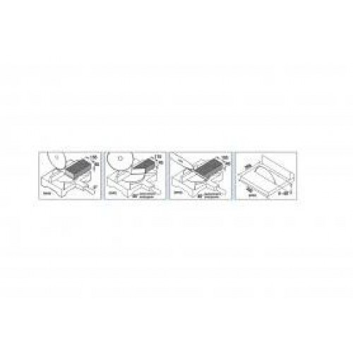 Ingletadora Femi madera/alum mesa superior y disco de 250 mm