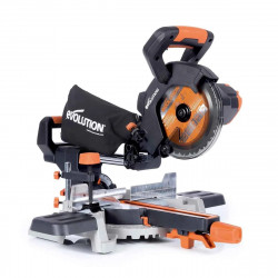 Ingletadora inalámbrica de 185 mm Evolution R185SMS-Li con hoja multi-material TCT sin batería ni cargador