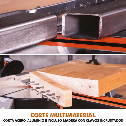 Ingletadora R210SMS-300+ Evolution de 210 mm con hoja multi-material TCT