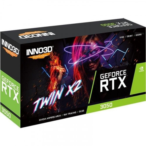 Inno3D GeForce RTX 3050 TWIN X2 6GB GDDR6