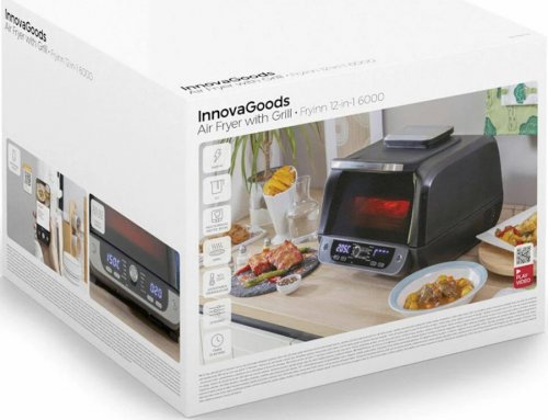 InnovaGoods Fryinn 12-in-1 6000 Freidora de Aire con Grill