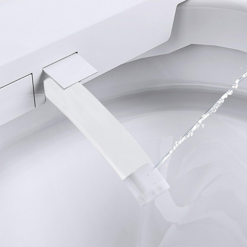 Inodoro Japonés ArteCristal Smart Arte Wash aroma in-tank color blanco con salida dual y cánula de limpieza automática y manual, higiene intima avanzada, función de secado y asiento calefactable