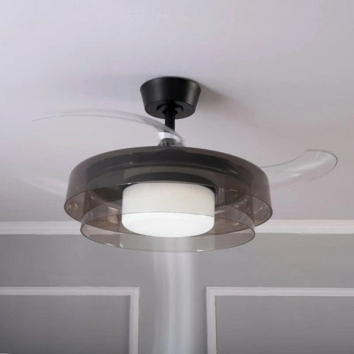 Inspire Ventilador de techo con luz silencioso dc 19w con mando ø90 cm