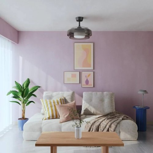 Inspire Ventilador de techo con luz silencioso dc 19w con mando ø90 cm