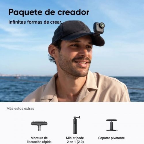 Insta360 X4 360º Cámara Deportiva 4K Ultra Pack Creador