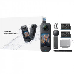 Insta360 X5 Esencial Kit 8K 360º Cámara Deportiva 185min Autonomía HDR Activo 5.7K