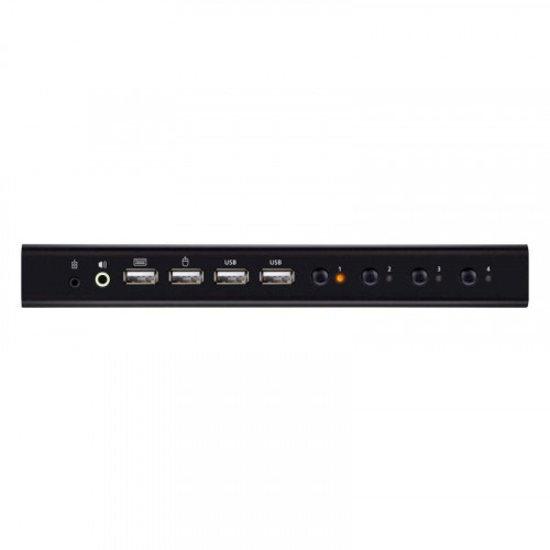 Interruptor KVM Aten CS784H 4K HDMI 4 Puertos USB Audio Hub