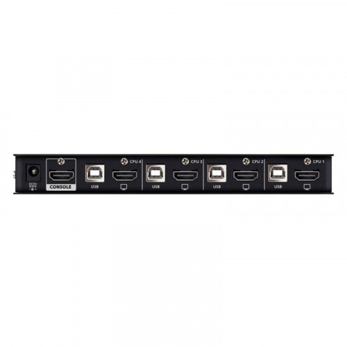 Interruptor KVM Aten CS784H 4K HDMI 4 Puertos USB Audio Hub