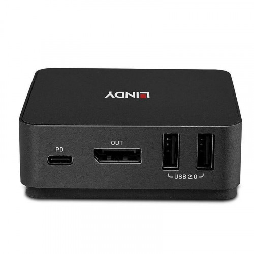 Interruptor KVM Lindy 42320 2 Puertos 4K Ultra HD DisplayPort