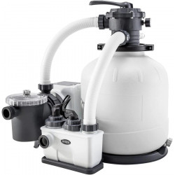 Intex Sistema Combinado Depuradora Arena y Clorador Salino Eco 11 G