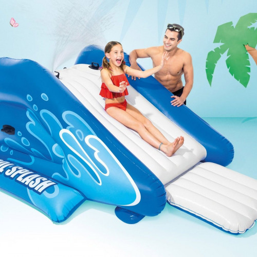 Intex - Tobogán hinchable para piscina enterrada - 333 x 206 x 117 cm