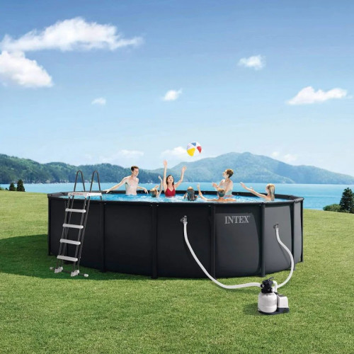 Intex ultra xtr Piscina desmontable redonda 488x122 cm depuradora