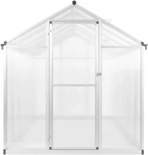 Invernadero de aluminio 362x190x195 cm 13,41 m³ Vidaxl