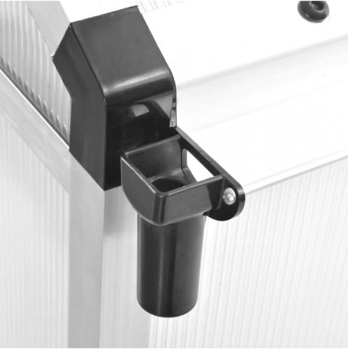 Invernadero de aluminio 362x190x195 cm 13,41 m³ Vidaxl
