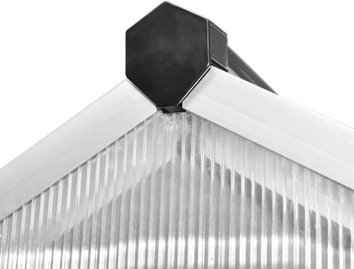 Invernadero Vidaxl de Aluminio Reforzado con marco Base 9,025 m²