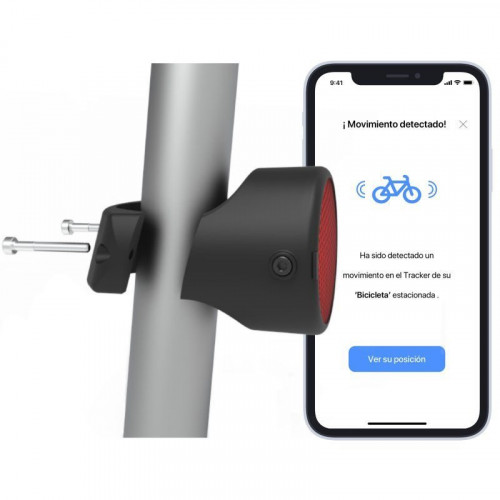 Invoxia Bike Tracker Localizador GPS con Alerta Antirrobo para Bicicletas