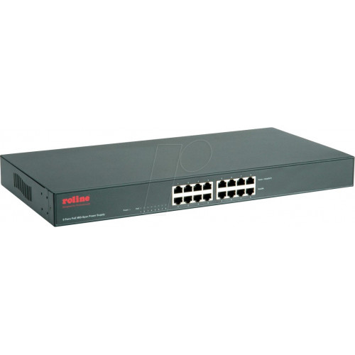 Inyector de alimentación a través de Ethernet de 8 puerto