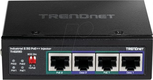 Inyector de alimentación a través de Ethernet (PoE++), 2