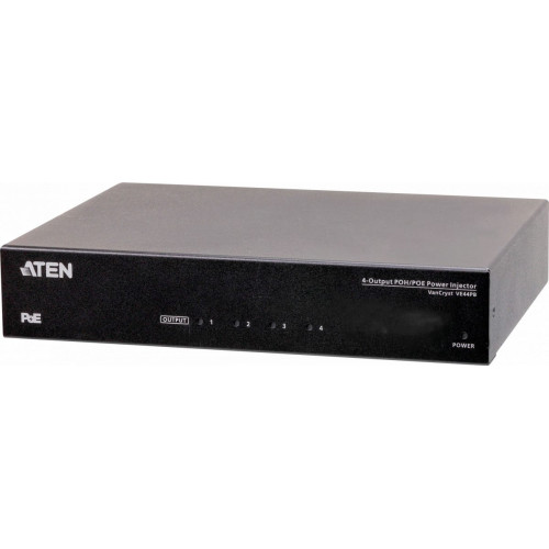 Inyector de alimentación a través de Ethernet (POE), 4 pu