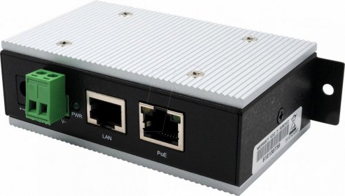 Inyector de alimentación a través de Ethernet (PoE+), Gig