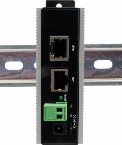 Inyector de alimentación a través de Ethernet (PoE+), Gig