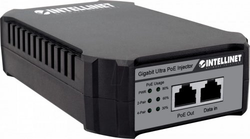 Inyector Gigabit Power over Ethernet (PoE++)