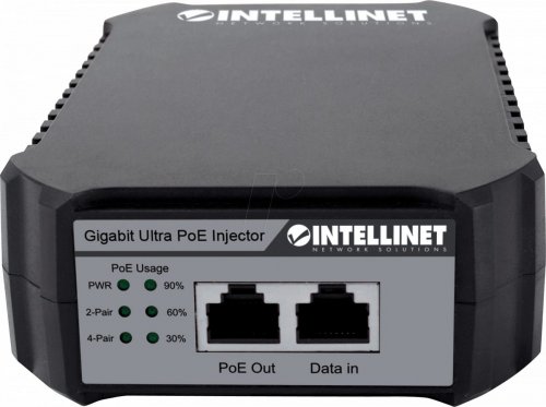 Inyector Gigabit Power over Ethernet (PoE++)