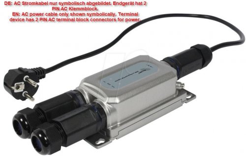Inyector PoE++, al aire libre