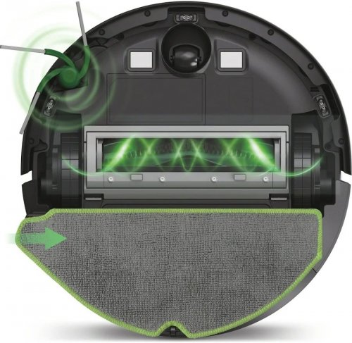 iRobot Robot aspirador y Friegasuelos Roomba 115 Combo + Base AutoEmpty Negro