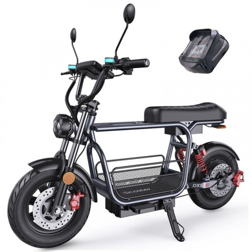Iscooter Dx5 Patinete Eléctrico - 1500w, 48v 15.6ah, Autonomía 60-72km, Velocidad 55km/h, Suspensión Hidráulica + Aire, Frenos De Disco Hidráulicos