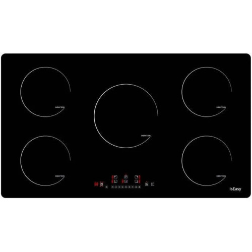 Iseasy Placa de Inducción Li5-01 90 cm 5 Fuegos