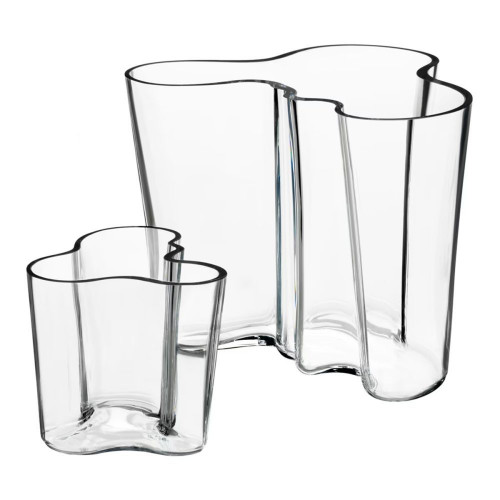 Jarrón Alvar Aalto Iittala Cristal
