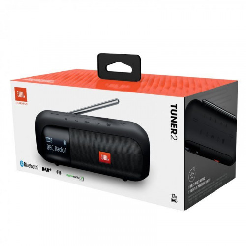 JBL Tuner 2 Radio con Bluetooth Negro