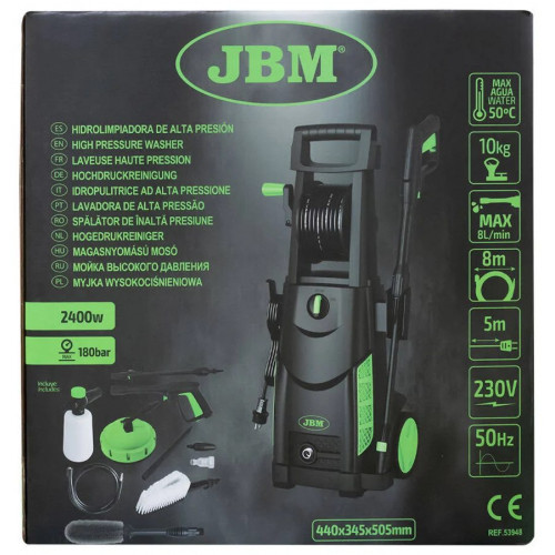 JBM Hidrolimpiadora de Alta Presión 2400W