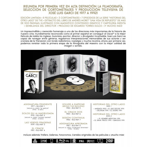 José Luis Garci (1977-1992) (Edición Coleccionista) (Blu-Ray + DVD + Libro)