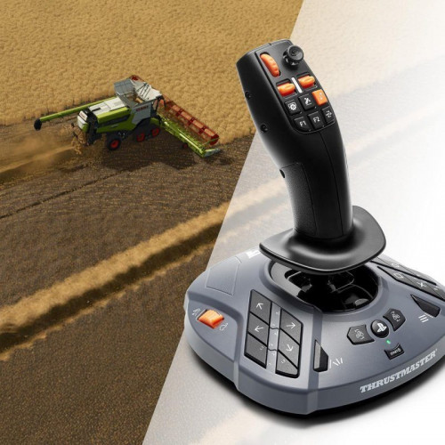 Joystick Thrustmaster SimTask FarmStick Precisión H.E.A.R.T Ambidiestro 33 Botones PS5/PC