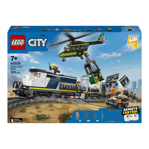 Juego de construcción Asalto al Tren de Policía LEGO City - 60508