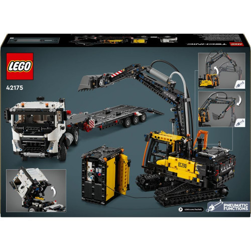 Juego de construcción Camión FMX y Excavadora Eléctrica EC230 Volvo LEGO Technic - 42175