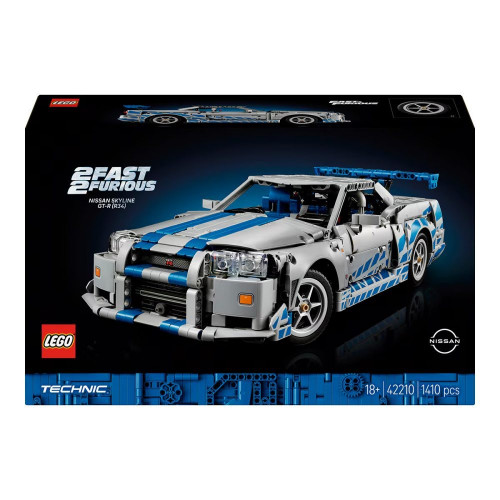 Juego de construcción Coche Nissan Skyline GT-R (R34) de 2 Fast 2 Furious LEGO Technic - 42210