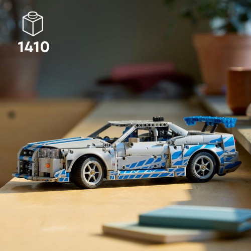Juego de construcción Coche Nissan Skyline GT-R (R34) de 2 Fast 2 Furious LEGO Technic - 42210