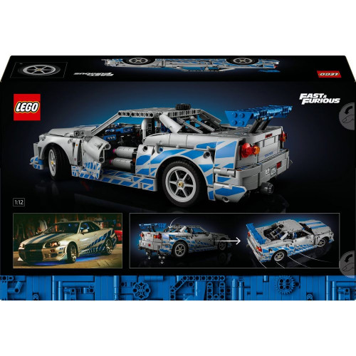 Juego de construcción Coche Nissan Skyline GT-R (R34) de 2 Fast 2 Furious LEGO Technic - 42210