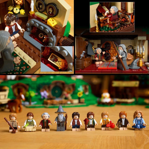 Juego de construcción El Señor de los Anillos: La Comarca LEGO Icons - 10354