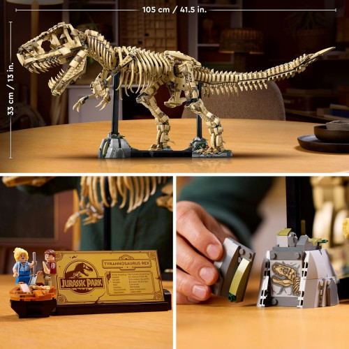 Juego de construcción Fósiles de Dinosaurio: Tyrannosaurus rex LEGO Jurassic - 76968