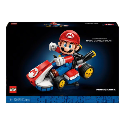 Juego de construcción Mario Kart: Mario y Kart estándar LEGO Super Mario - 72037