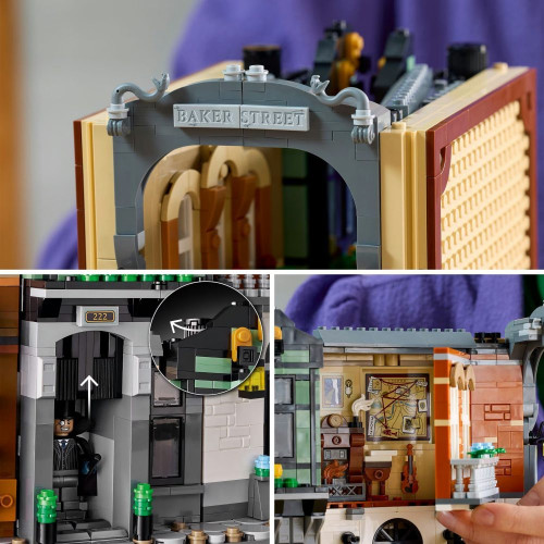 Juego de construcción Rincón entre Libros: Sherlock Holmes LEGO Icons - 10351