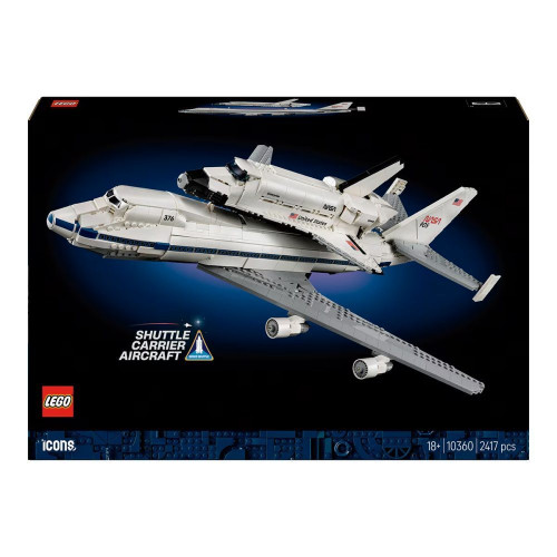 Juego de construcción Shuttle Carrier Aircraft NASA avión LEGO Icons - 10360